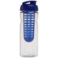 Bidon H2O Base® z wieczkiem na zacisk o pojemności 650 ml zmożliwością przyrządzania wody smakowej