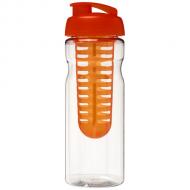 Bidon H2O Base® z wieczkiem na zacisk o pojemności 650 ml zmożliwością przyrządzania wody smakowej