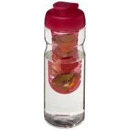 Bidon H2O Base® z wieczkiem na zacisk o pojemności 650 ml zmożliwością przyrządzania wody smakowej