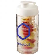Bidon H2O Bop® o pojemności 500 ml z wieczkiem zaciskowym zmożliwością przyrządzania wody smakowej