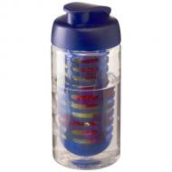 Bidon H2O Bop® o pojemności 500 ml z wieczkiem zaciskowym zmożliwością przyrządzania wody smakowej
