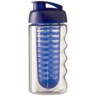 Bidon H2O Bop® o pojemności 500 ml z wieczkiem zaciskowym zmożliwością przyrządzania wody smakowej