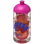 Bidon H2O Bop® o pojemności 500 ml z wypukłym wieczkiem z możliwościąprzyrządzania wody smakowej