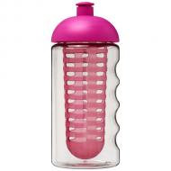 Bidon H2O Bop® o pojemności 500 ml z wypukłym wieczkiem z możliwościąprzyrządzania wody smakowej