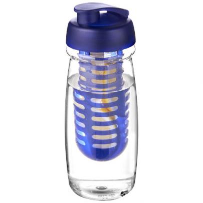 Bidon H2O Pulse® o pojemności 600 ml z wieczkiem zaciskowym zmożliwością przyrządzania wody smakowej