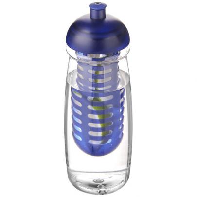 Bidon H2O Pulse® o pojemności 600 ml z wypukłym wieczkiem z możliwościąprzyrządzania wody smakowej