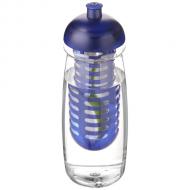 Bidon H2O Pulse® o pojemności 600 ml z wypukłym wieczkiem z możliwościąprzyrządzania wody smakowej