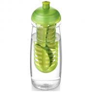 Bidon H2O Pulse® o pojemności 600 ml z wypukłym wieczkiem z możliwościąprzyrządzania wody smakowej