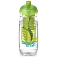 Bidon H2O Pulse® o pojemności 600 ml z wypukłym wieczkiem z możliwościąprzyrządzania wody smakowej