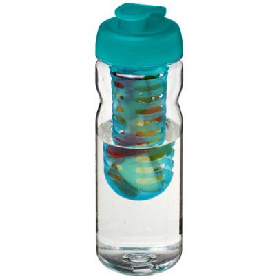 Bidon Base Tritan™ o pojemności 650 ml z wieczkiem zaciskowymz możliwością przyrządzania wody smakow