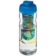 Bidon Base Tritan™ o pojemności 650 ml z wieczkiem zaciskowymz możliwością przyrządzania wody smakow