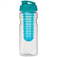 Bidon Base Tritan™ o pojemności 650 ml z wieczkiem zaciskowymz możliwością przyrządzania wody smakow