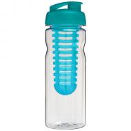 Bidon Base Tritan™ o pojemności 650 ml z wieczkiem zaciskowymz możliwością przyrządzania wody smakow