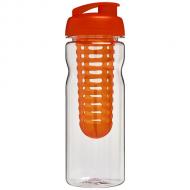 Bidon Base Tritan™ o pojemności 650 ml z wieczkiem zaciskowymz możliwością przyrządzania wody smakow
