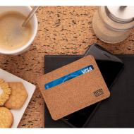 Korkowe etui na karty kredytowe, portfel, ochrona RFID