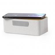 Głośnik bezprzewodowy 5W ze słomy pszenicznej, ładowarka bezprzewodowa 10W