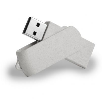 Pamięć USB "twist" 16GB ze słomy pszenicznej