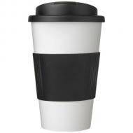 Americano® 350 ml tumbler with grip & spill-proof lid