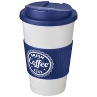 Americano® 350 ml tumbler with grip & spill-proof lid