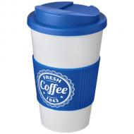 Americano® 350 ml tumbler with grip & spill-proof lid