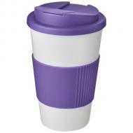 Americano® 350 ml tumbler with grip & spill-proof lid