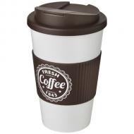 Americano® 350 ml tumbler with grip & spill-proof lid