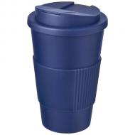 Americano® 350 ml tumbler with grip & spill-proof lid