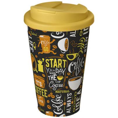 Brite-Americano® 350 ml tumbler with spill-proof lid