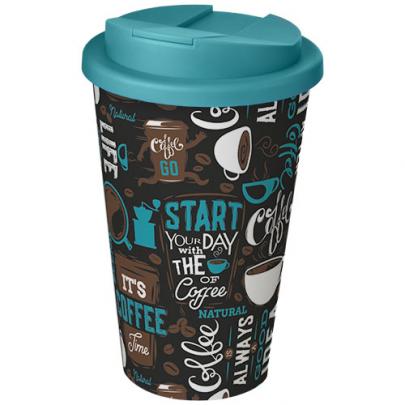 Brite-Americano® 350 ml tumbler with spill-proof lid