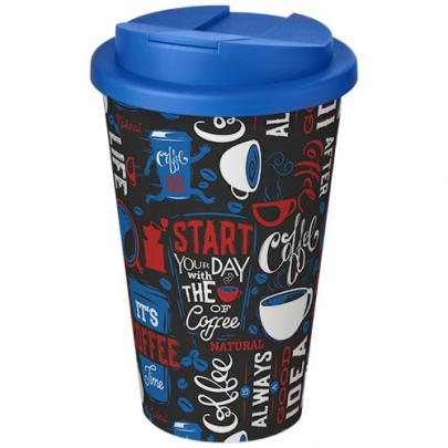 Brite-Americano® 350 ml tumbler with spill-proof lid