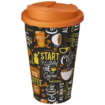 Brite-Americano® 350 ml tumbler with spill-proof lid