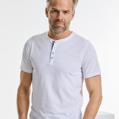 Męski T-shirt HD Henley L
