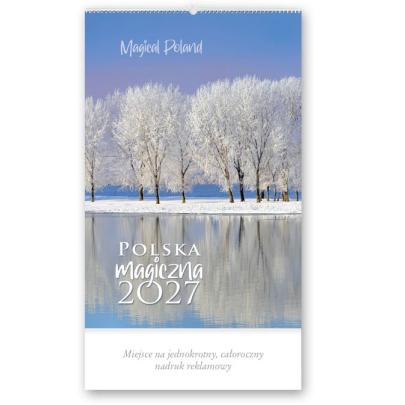 Kalendarz ścienny wieloplanszowy 2027 Polska magiczna