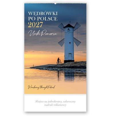 Kalendarz ścienny wieloplanszowy 2027 Wędrówki po Polsce