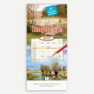 Kalendarz ścienny notatnikowy 2027 Impresje Polskie