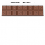 CHOCO TEXT 2 LINIE W KOPERCIE / 2 LINIE W KOPERCIE SEPARATE