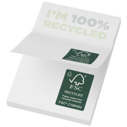 Karteczki samoprzylepne z recyklingu o wymiarach 50 x 75 mm Sticky-Mate®