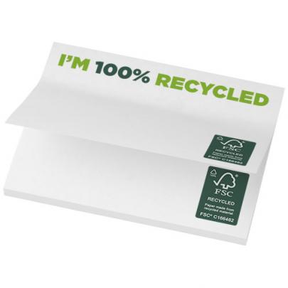 Karteczki samoprzylepne z recyklingu o wymiarach 100 x 75 mm Sticky-Mate®