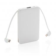 Power bank 5000 mAh, zintegrowany kabel 3 w 1