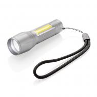 Kieszonkowa latarka LED 3W ze światłem COB