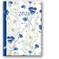 Kalendarz książkowy dzienny 2026 Bławatki Soft