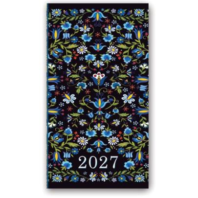 Kalendarz książkowy tygodniowy 2027 Folk Soft