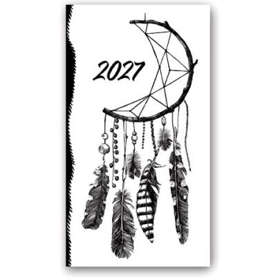Kalendarz książkowy tygodniowy 2027 Księżyc Soft