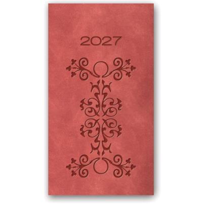 Kalendarz książkowy tygodniowy 2027 Relief Koralowy