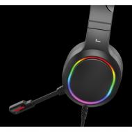 Gamingowe słuchawki nauszne RGB
