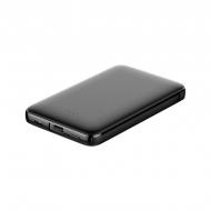 Power bank 5000 mAh ze zintegrowanymi kablami, adapter w komplecie