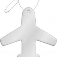 RFX™ reflective odblaskowa zawieszka z PVC, samolot