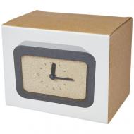 Momento limestone wireless charging desk clock
