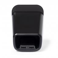 Ładowarka bezprzewodowa 10W, 2 wyjścia USB, pojemnik na przybory do pisania, stojak na telefon