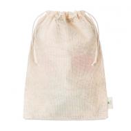 3 bawełniane torebki różnej wielkości na artykuły spożywcze z nadrukiem full color